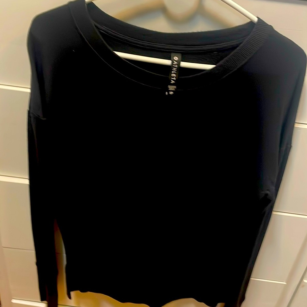 Athleta coaster luxe sweatshirt, petite small